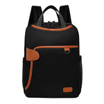 Женский рюкзак Bella Borsa Чёрный с отделением для ноутбука 14 дюймов