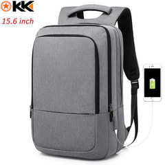 Рюкзак KAKA-17009 Серый с USB-портом и отделением для ноутбука 15.6