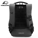 Рюкзак Kingsons KS3149W Тёмно-серый с USB-портом и отделением для ноутбука 15.6 дюймов