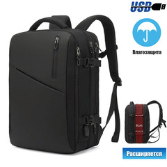 Рюкзак Poso PS-656 с USB-портом и отделением для ноутбука 17.3