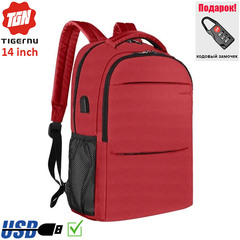 Рюкзак Tigernu T-B3032D Красный для ноутбука 14