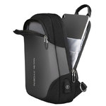 Однолямочный рюкзак Mark Ryden MR7056 Чёрный с USB-портом
