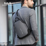 Однолямочный рюкзак Mark Ryden MR7056 Серый с USB-портом