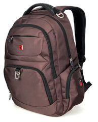Рюкзак Swisswin SW9208 Brown с отделением для ноутбука до 17.3 дюйма