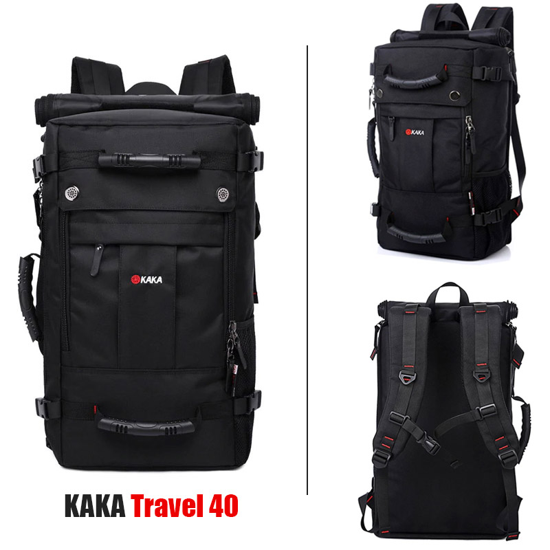 Рюкзак 3 в 1 KAKA Travel 40 литров Чёрный