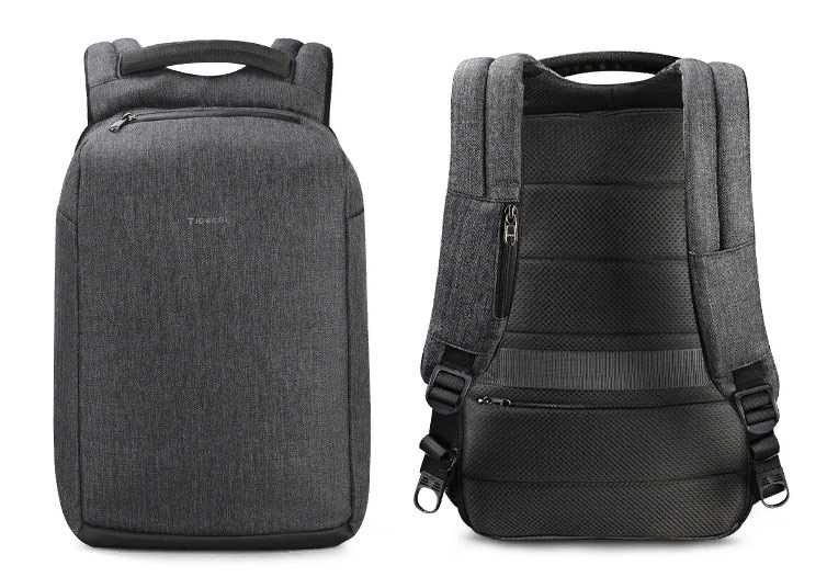 Рюкзак Tigernu T-B3558 Серый с USB-портом и отделением для ноутбука 15.6